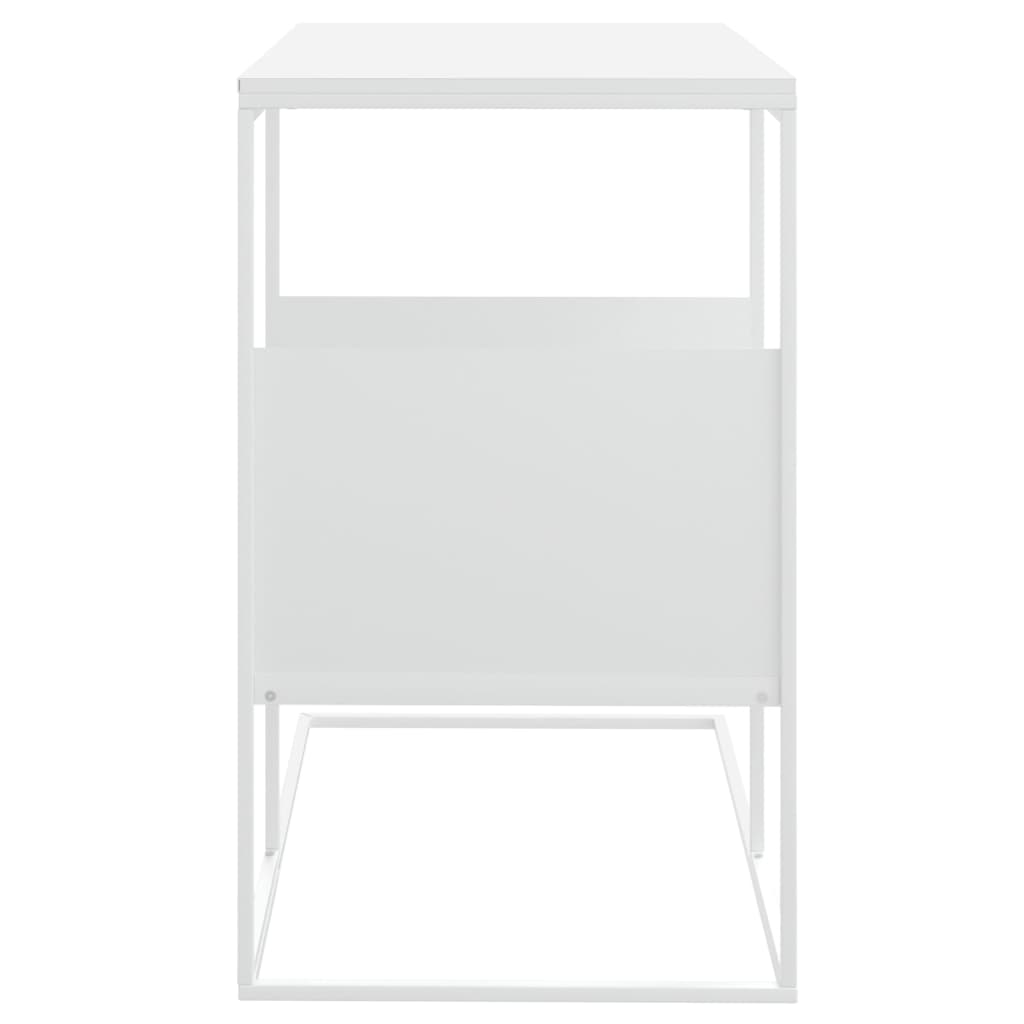 Tavolino Bianco 55x36x59,5 cm Legno Multistrato cod mxl 58346