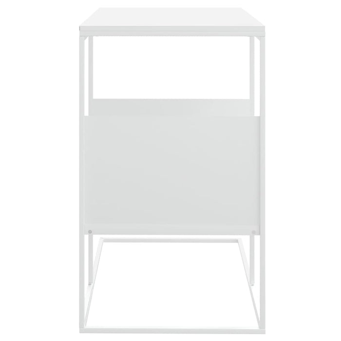 Tavolino Bianco 55x36x59,5 cm Legno Multistrato cod mxl 58346