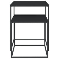 Set tavolino set da 2 pezzi in derivati ​​del legno e metallo nero 02_0042117