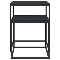 Set di Tavolini 2 pz in Legno Multistrato e Metallo 343113