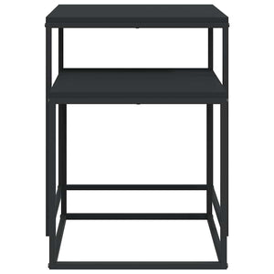 Set di Tavolini 2 pz in Legno Multistrato e Metallo 343113