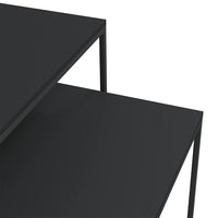 Set di Tavolini 2 pz in Legno Multistrato e Metallo 343113