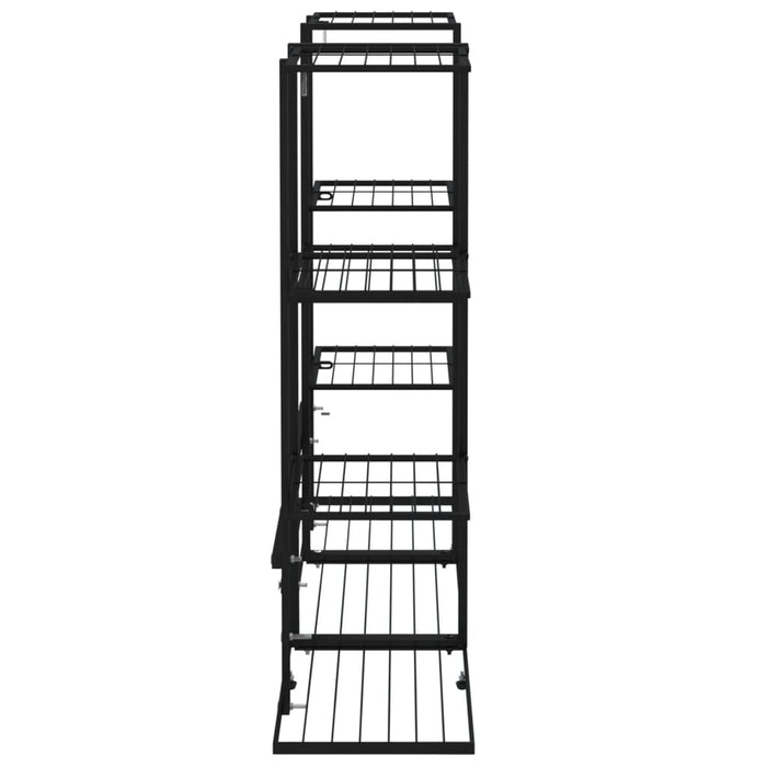 Portafiori 94,5x25x89 cm Ferro Nero cod mxl 76704