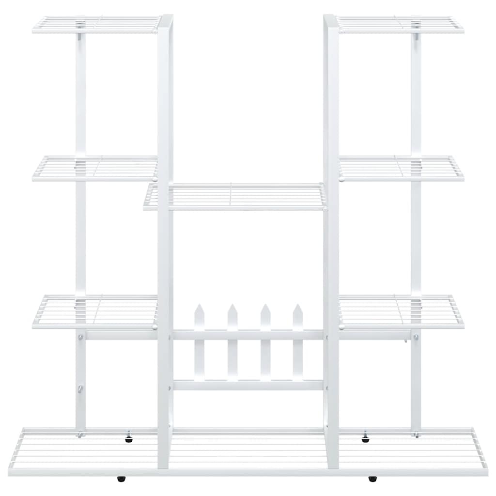 Portafiori 94,5x25x89 cm Ferro Bianco 343120