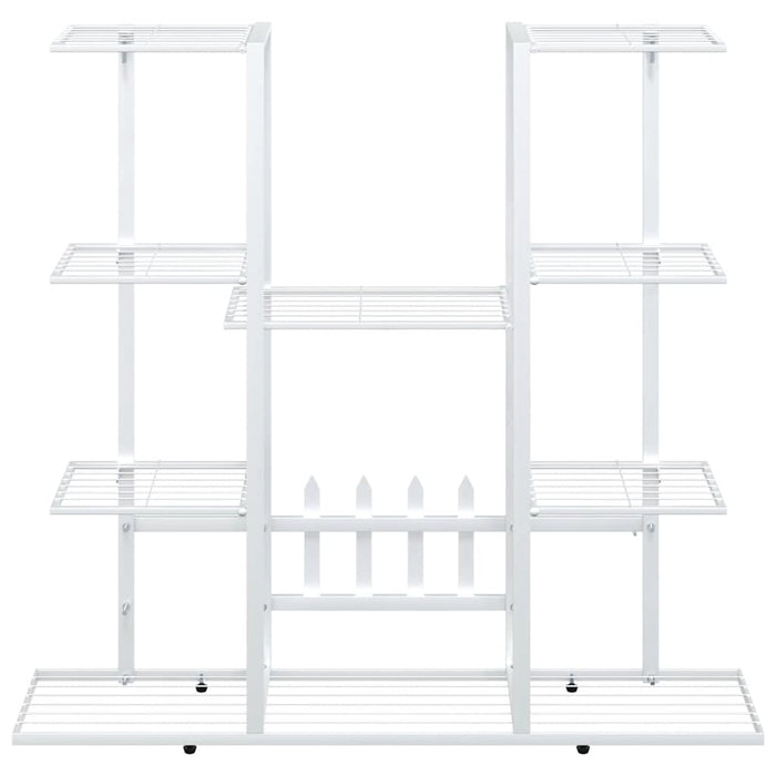Portafiori 94,5x25x89 cm Ferro Bianco 343120