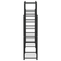 Portafiori 83x25x100 cm Ferro Nero 343123