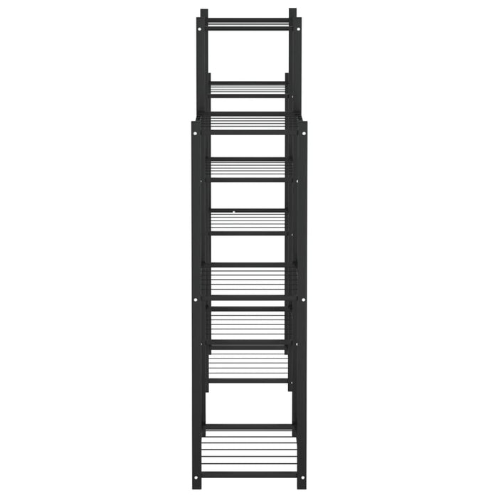 Portafiori 83x25x100 cm Ferro Nero 343123