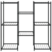 Portafiori 83x25x80 cm Nero in Ferro 343127