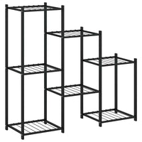 Portafiori 83x25x80 cm Nero in Ferro 343129