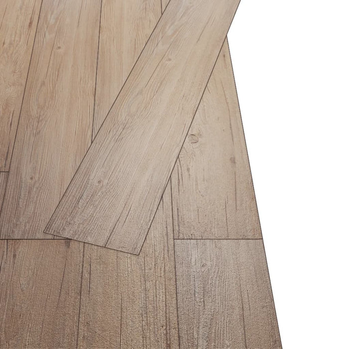 Listoni Pavimenti Autoadesivi in PVC 2,51 m² 2mm Rovere Marrone