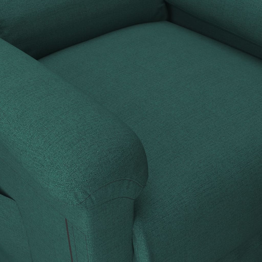 Poltrona Alzapersona Verde Scuro Tessuto 3098263