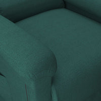 Poltrona Alzapersona Verde Scuro Tessuto 3098263