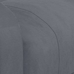 Poltrona Elettrica Reclinabile Grigio Scuro in Vera Pelle 3098394