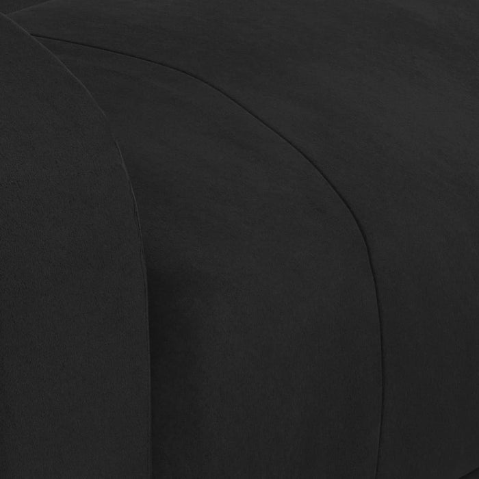 Poltrona Elettrica Massaggiante Reclinabile Nera in Velluto cod mxl 31724