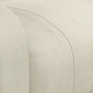 Poltrona Massaggiante Elettrica Crema in Velluto 3098413