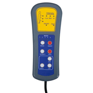 Poltrona Massaggiante Elettrica Verde Scuro in Tessuto 3098795