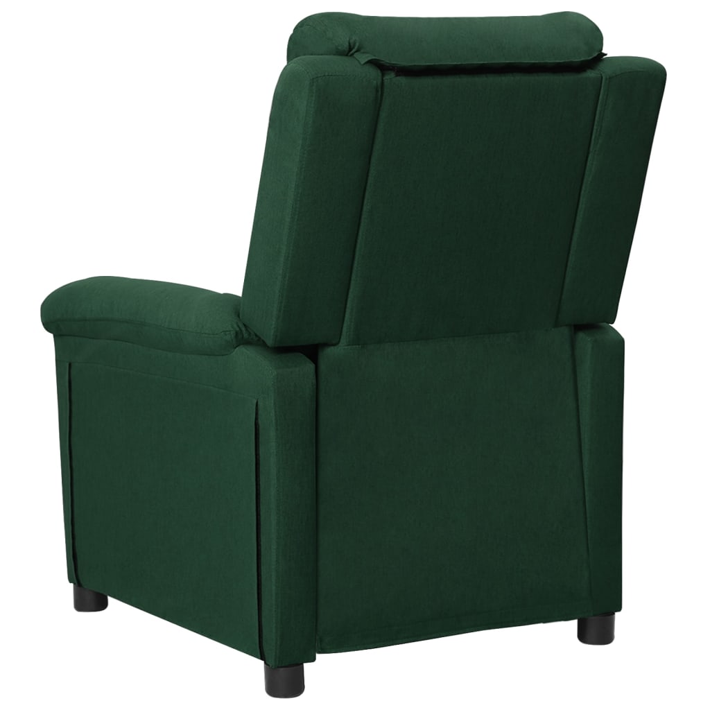 Poltrona Elettrica Reclinabile Verde Scuro in Tessuto cod mxl 21127