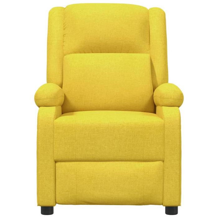 Poltrona Reclinabile Elettrica Gialla in Tessuto cod mxl 59168