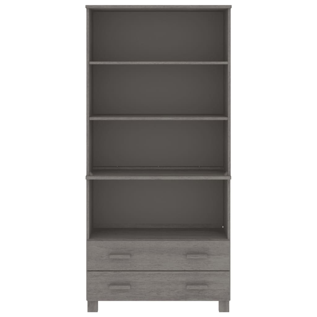 Credenza HAMAR in Legno Massello di Pino Grigio Chiaro 3100937
