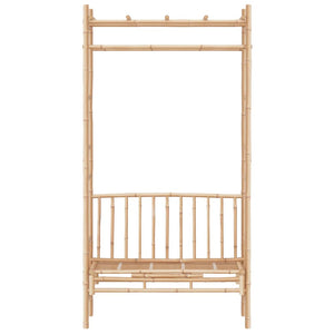 Panca da Giardino con Pergola 116 cm in BambÃ¹