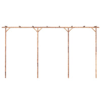 Pergola in Bambù 385x40x205 cm 341747