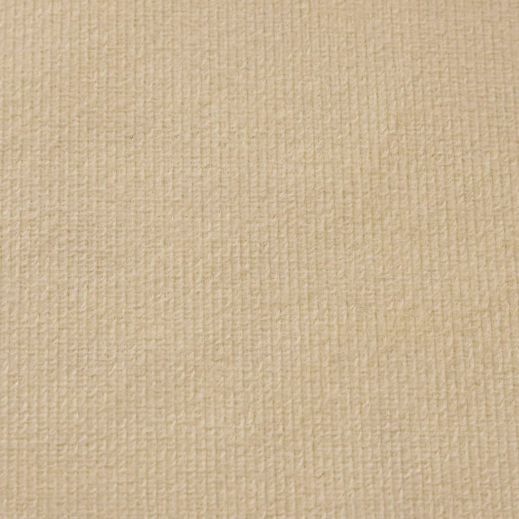 Divano per Bambini a 2 Posti Crema in Morbido Peluche 341842