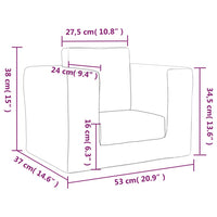 Divano Letto per Bambini Crema in Morbido Peluche 341848