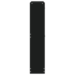 Scarpiera Nero 59x17x81 cm in Legno Multistrato 342536