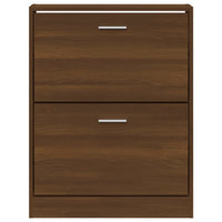 Scarpiera Rovere Marrone 59x17x81 cm in Legno Multistrato 342541