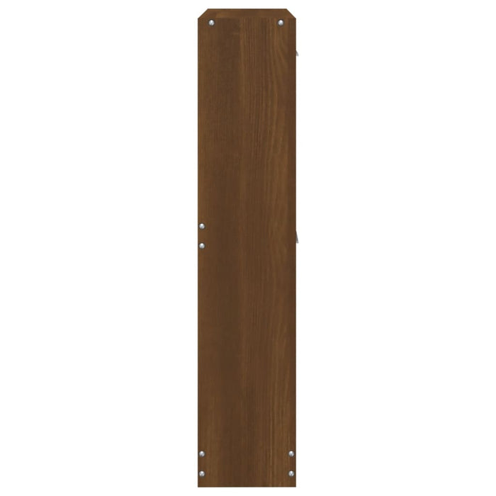 Scarpiera Rovere Marrone 59x17x81 cm in Legno Multistrato 342541