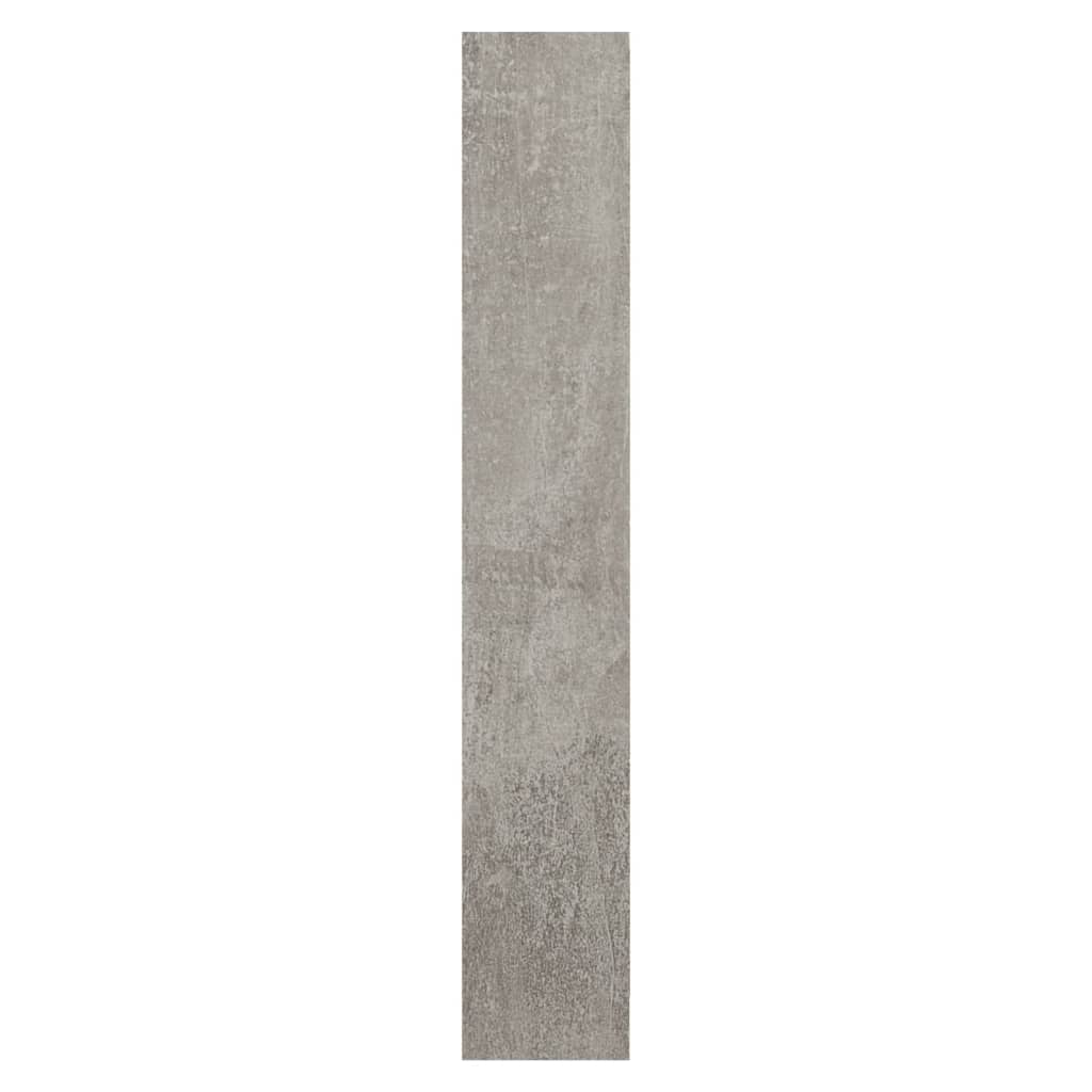 Scarpiera Grigio Cemento 63x24x147 cm in Legno Multistrato 342545
