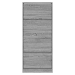 Scarpiera Grigio Sonoma 63x24x147 cm in Legno Multistrato 342548