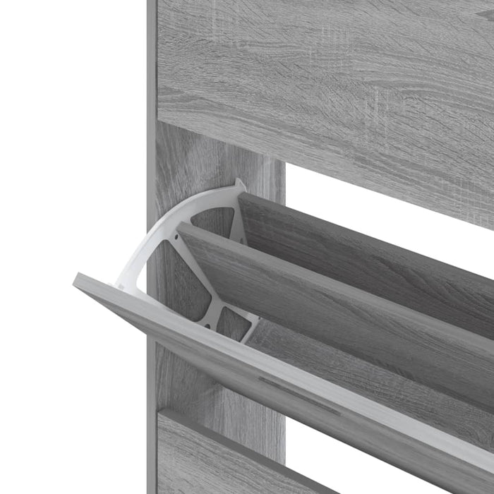 Scarpiera Grigio Sonoma 63x24x147 cm in Legno Multistrato 342548