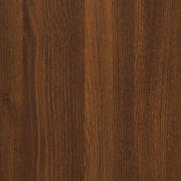 Scarpiera Rovere Marrone 63x24x147 cm in Legno Multistrato 342549