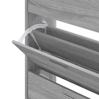 Scarpiera Grigio Sonoma 63x24x103 cm in Legno Multistrato 342556