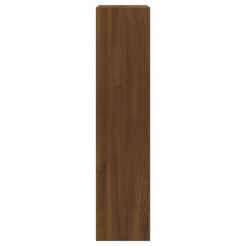 Scarpiera Rovere Marrone 63x24x103 cm in Legno Multistrato 342557