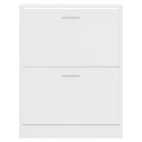 Scarpiera scarpiera mobile portaoggetti ingresso corridoio soggiorno lucido 63 x 24 x 81 cm legno composito bianco 02_0021312