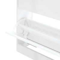 Scarpiera scarpiera mobile portaoggetti ingresso corridoio soggiorno lucido 63 x 24 x 81 cm legno composito bianco 02_0021312