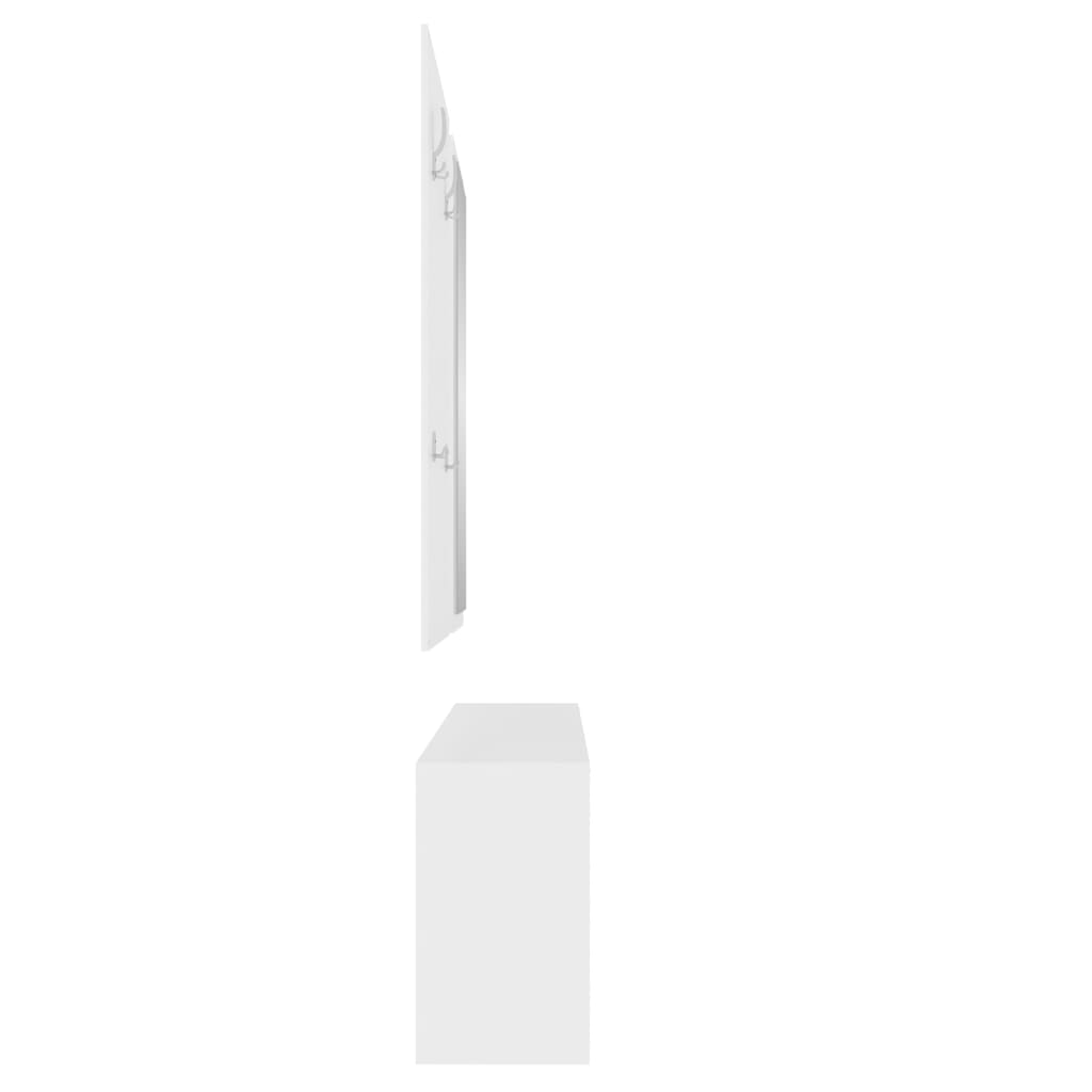 Set Scarpiere 3 in 1 Bianco in Legno Multistrato