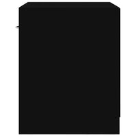 Comodini 2 pz con Cassetto Neri 342583