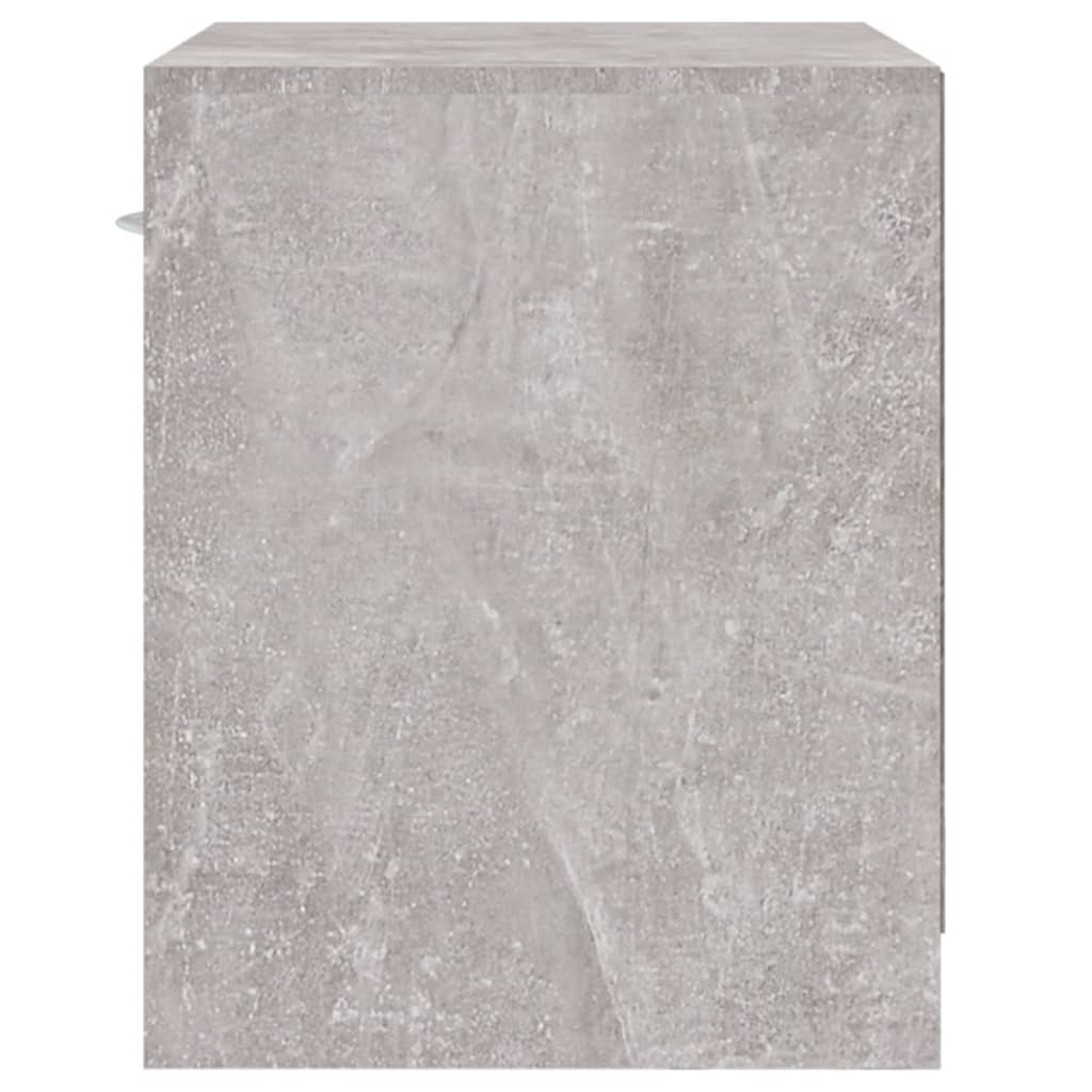 Comodini 2 pz con Cassetto Grigio Cemento cod mxl 30067