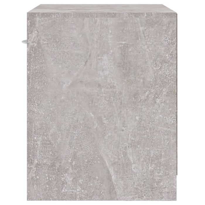 Comodini 2 pz con Cassetto Grigio Cemento cod mxl 30067