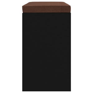 Scarpiera Nera 103x30x48 cm in Legno Multistrato 342609