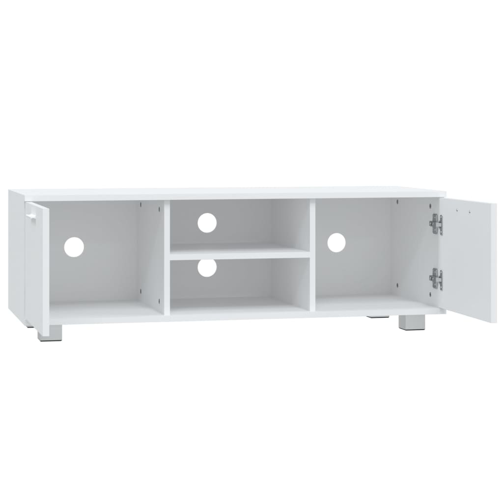 Mobile Porta TV-Mobile per TV-Credenza TV Bianco 120x40,5x35 cm in Legno Multistrato