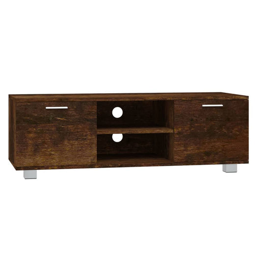 Mobile TV-Credenza per TV-Console TV Rovere Fumo 120x40,5x35 cm in Legno Multistrato