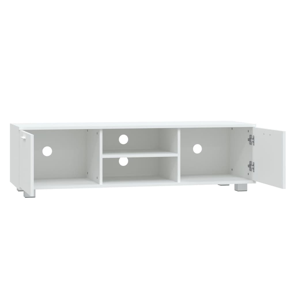 Mobile Porta TV-Mobile per TV-Credenza TV Bianco 140x40,5x35 cm in Legno Multistrato