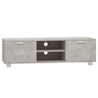 Mobile per TV Grigio Cemento 140x40,5x35 cm Legno Multistrato 342625