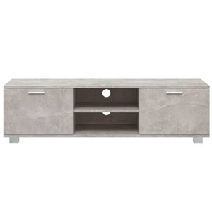 Mobile per TV Grigio Cemento 140x40,5x35 cm Legno Multistrato 342625