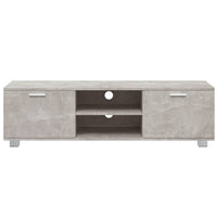 Mobile per TV Grigio Cemento 140x40,5x35 cm Legno Multistrato 342625