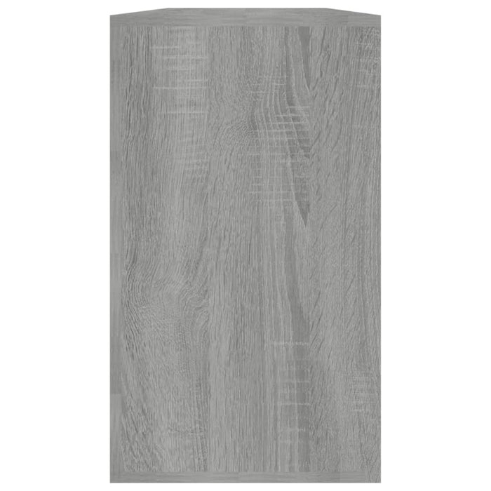 Scarpiera Grigio Sonoma 80x24x45 cm in Legno Multistrato 342645